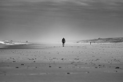 People walking at beach