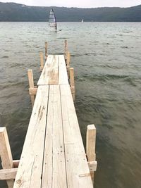 Pier over lake