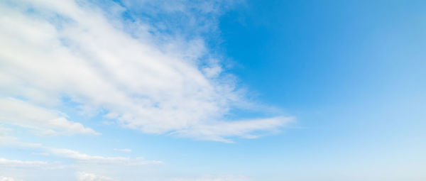 Low angle view of clouds in sky