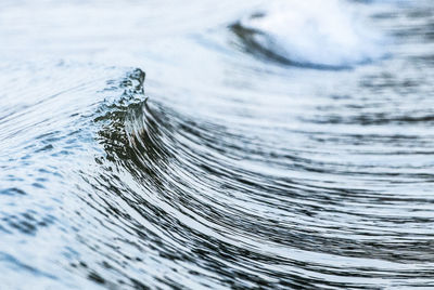 Close-up of abstract ocean waves