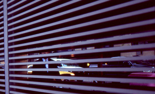 Illuminated city at night