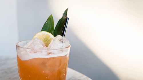 Close-up of drink on table