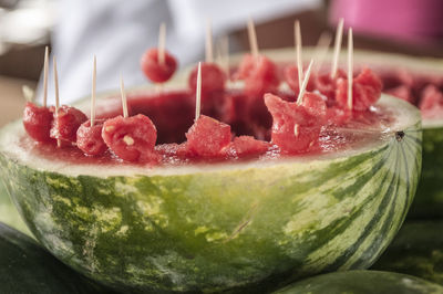 Close-up of red fruit