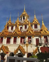 Low angle view of building against sky