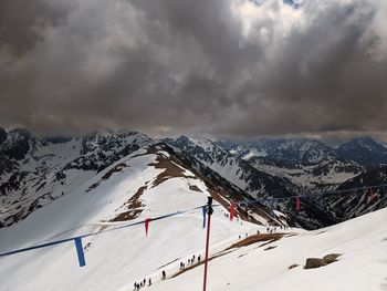 The top of the kasprowy wierch's mountain 