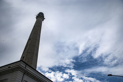 Low angle view of monument against sky