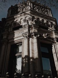 Low angle view of historical building