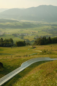 Scenic view of landscape against sky