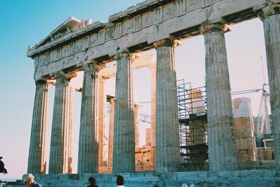 Historic acropolis of athens
