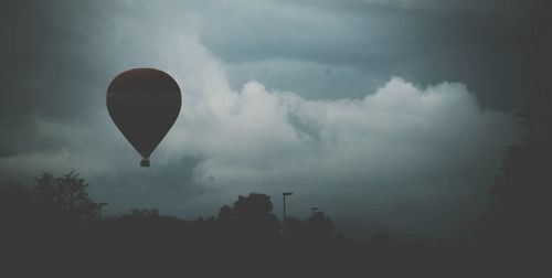 Low angle view of cloudy sky