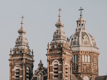 Low angle view of church against sky