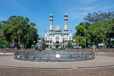 View of temple against sky