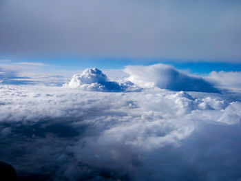 Scenic view of cloudy sky