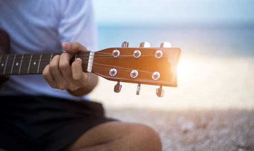 Man playing guitar