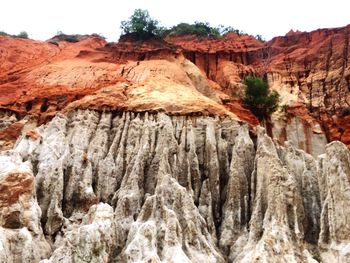 Rock formation in cave