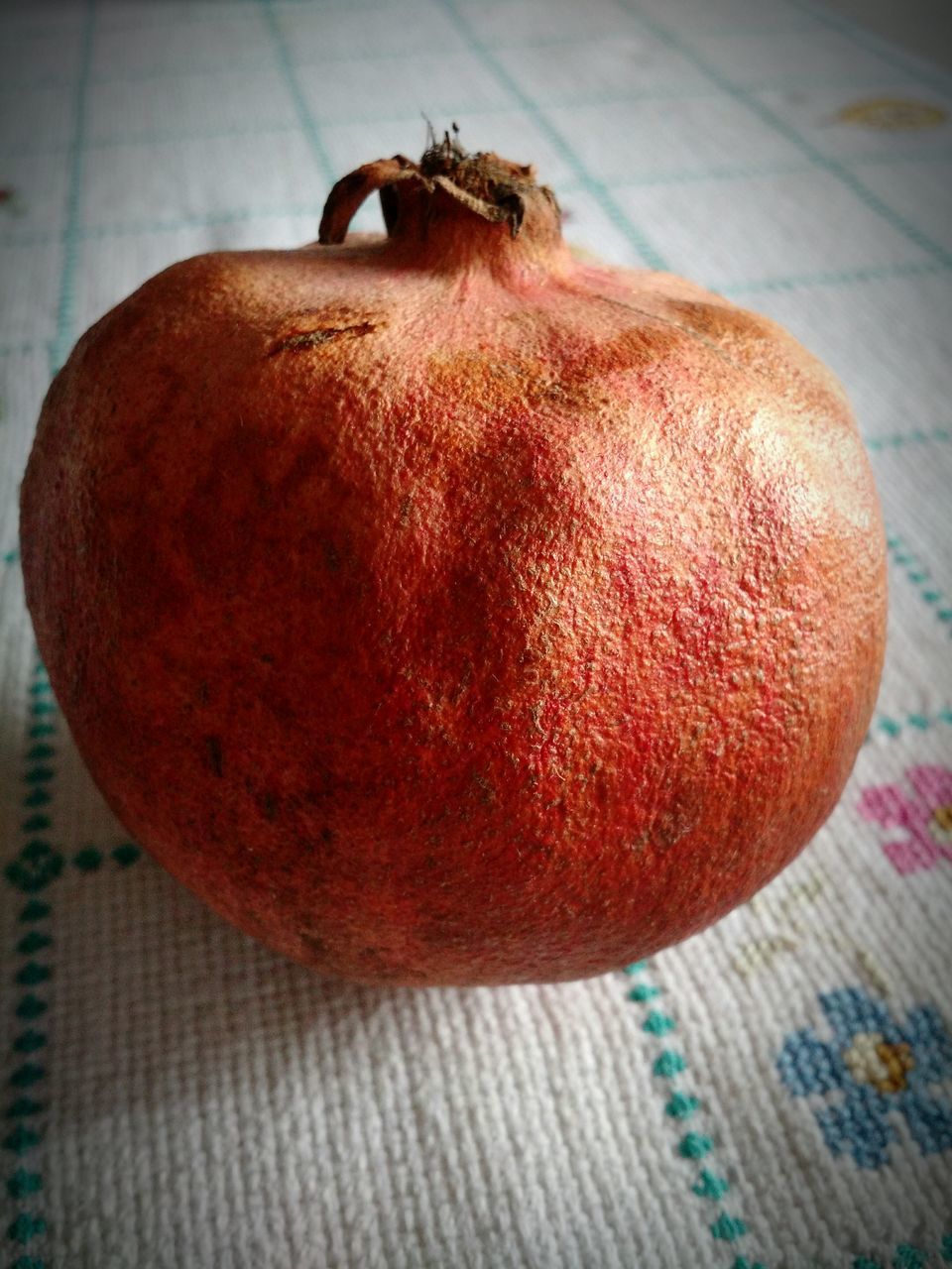 CLOSE-UP VIEW OF RED APPLE