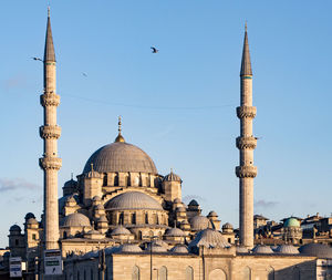 View of historic building against clear sky