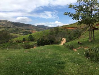 Scenic view of landscape against sky