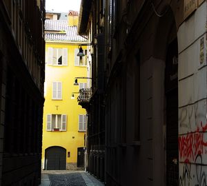 Alley amidst buildings