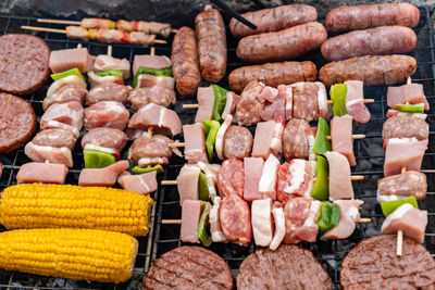 Close-up of food for sale at market stall