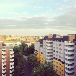 Cityscape against sky