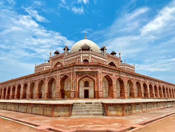 Low angle view of historical building