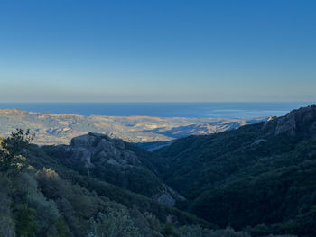 Panoramas along the paths of the aspromonte national park.