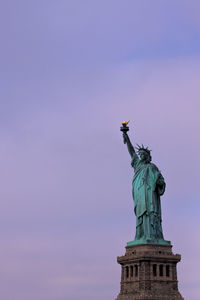 Low angle view of statue