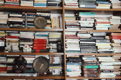 Books in shelves