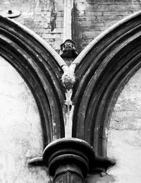Low angle view of old church