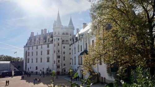 Panoramic view of historic building against sky