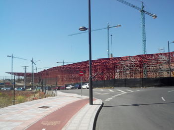 View of road against clear sky