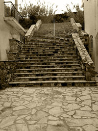 Staircase of old building