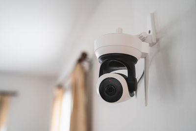 Close-up of security camera