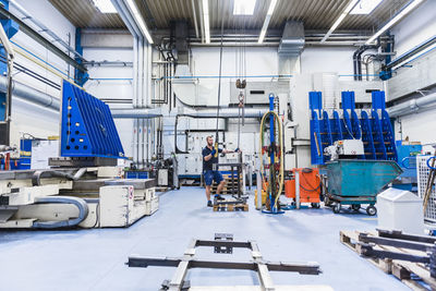 Man working in factory shop floor