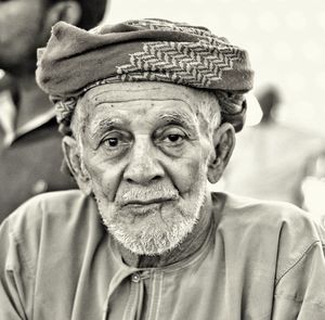 Portrait of man wearing hat