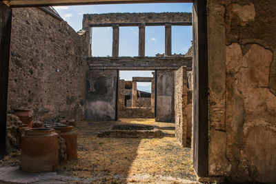 Entrance of old building