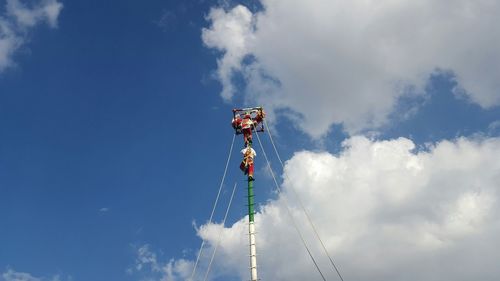 Low angle view of cloudy sky