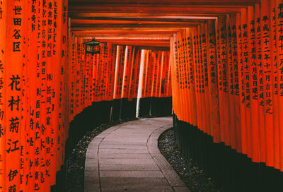 Corridor of temple