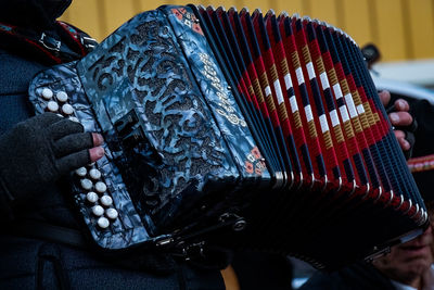 The accordion is widely spread across the world because of the waves of immigration from europe.