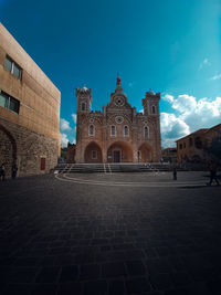 View of historic building against sky