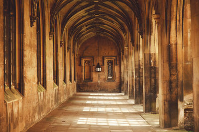 Corridor in old building