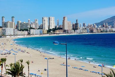 View of city on shore