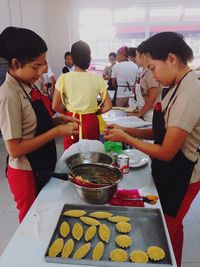 Group of people in the kitchen