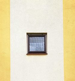 Full frame shot of yellow wall of building