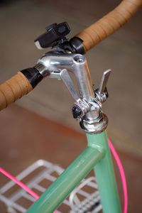 Close-up of bicycle