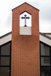 Low angle view of building against sky