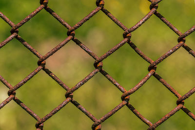 Full frame shot of chainlink fence