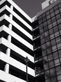 Low angle view of modern building