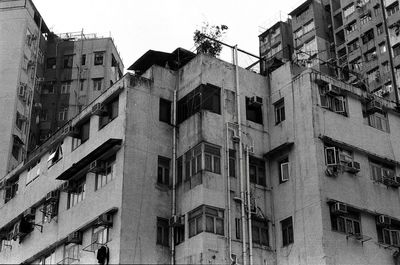 Low angle view of residential building